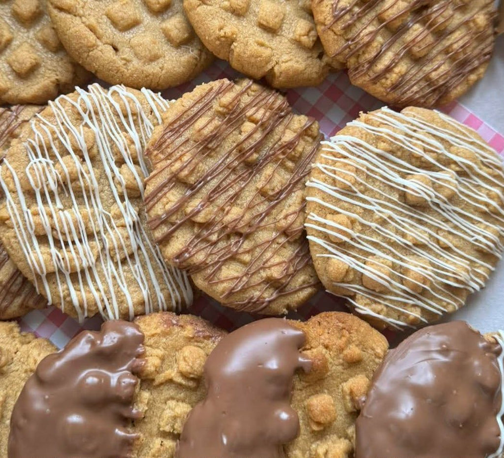 12 Home Baked Gluten Free Peanut Butter Cookies