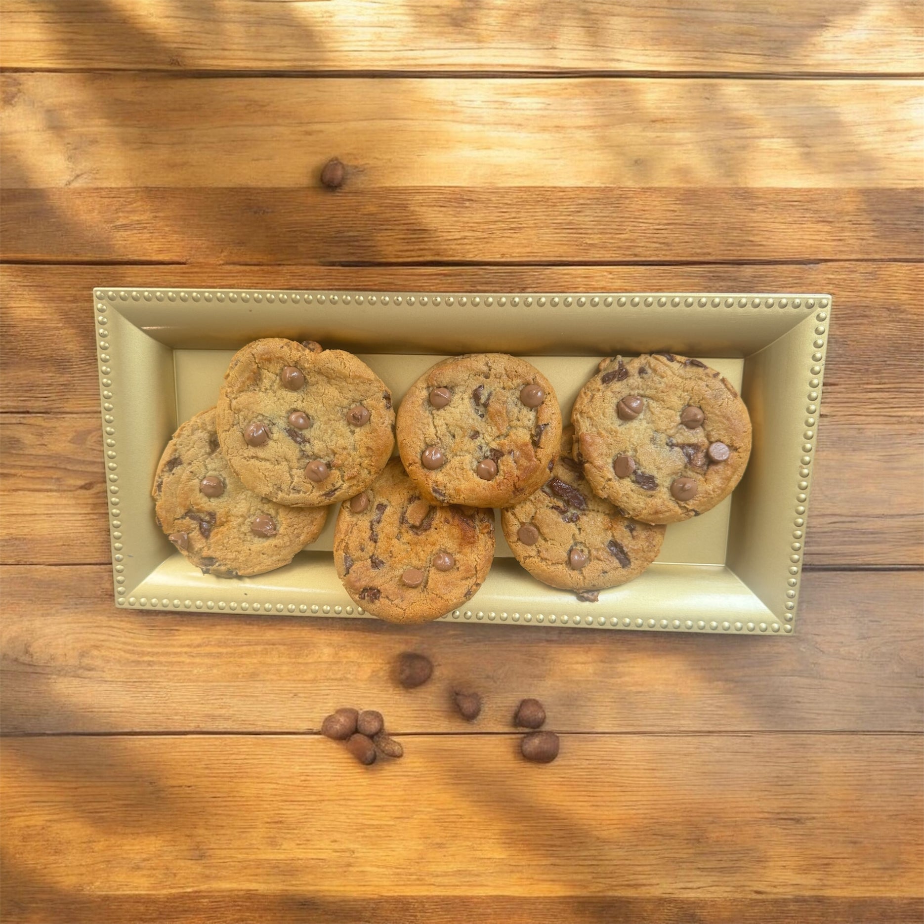 12 Home Baked Chocolate Chunk Cookies