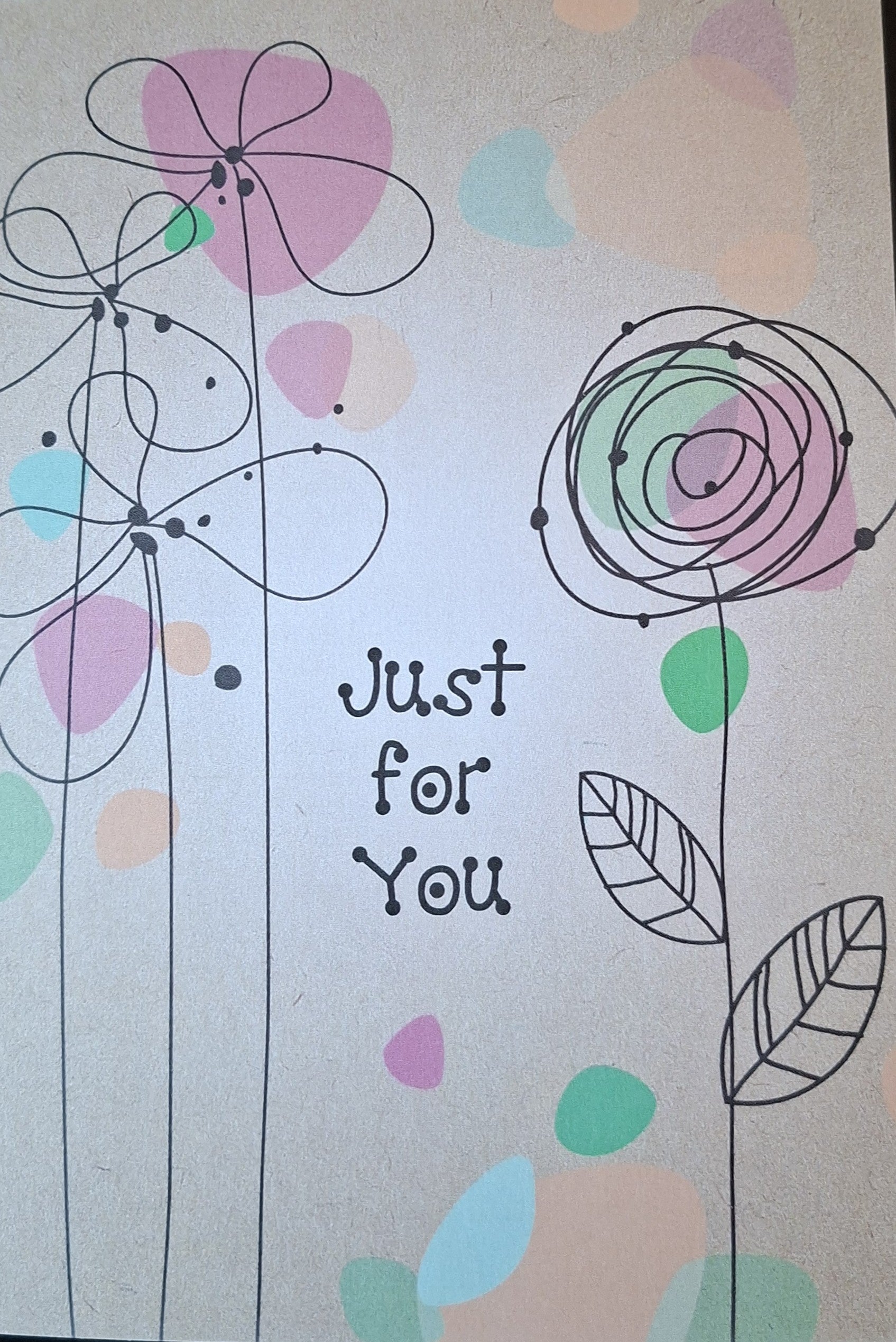Just For You Greeting Card