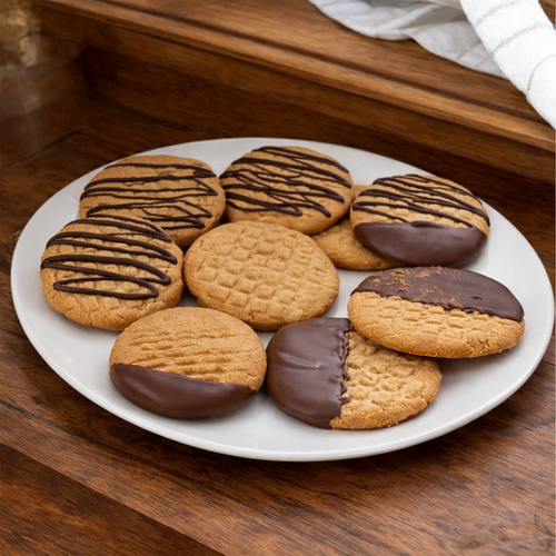 12 Home Baked Gluten Free Peanut Butter Cookies