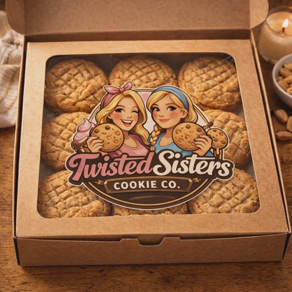 12 Home Baked Gluten Free Peanut Butter Cookies