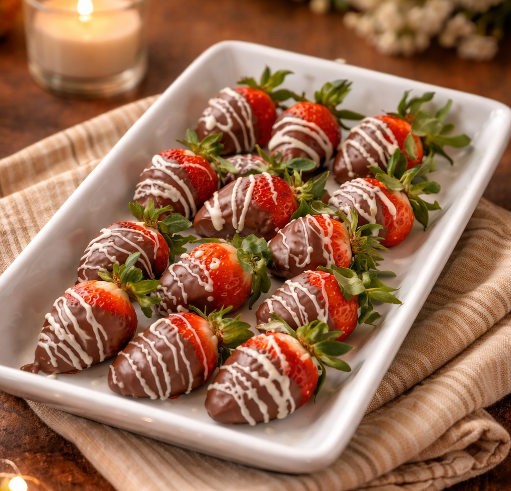 12 Premium Chocolate Covered Strawberries